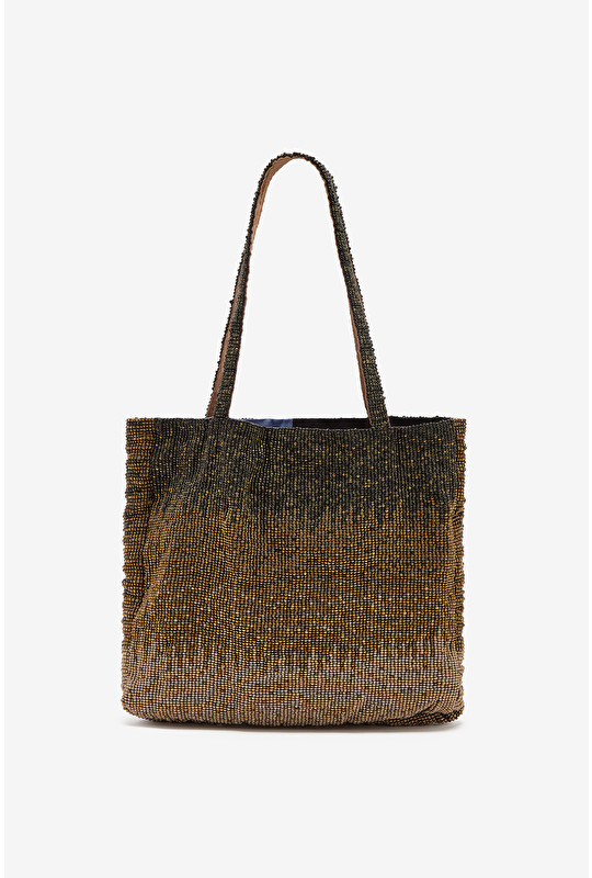 MEDIUM DEGRADÈ BEADS SHOULDER BAG