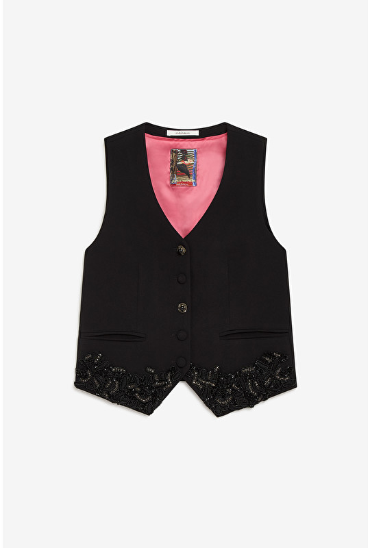 PRECIOUS FRINGES WAISTCOAT