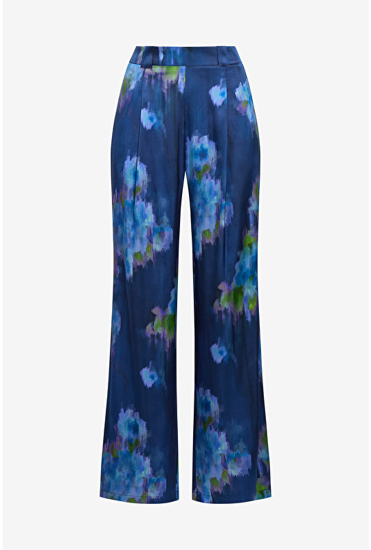 SILKY BOUQUET TROUSERS