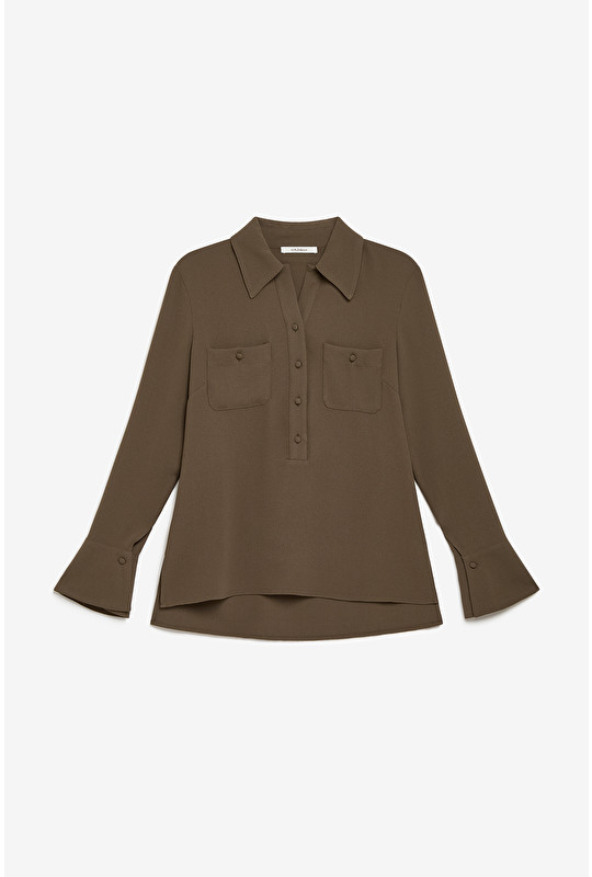 SABLE' CREPE SHIRT