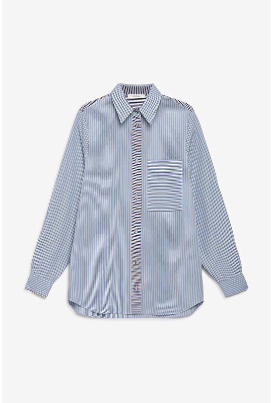 STRIPES PATCH SHIRT